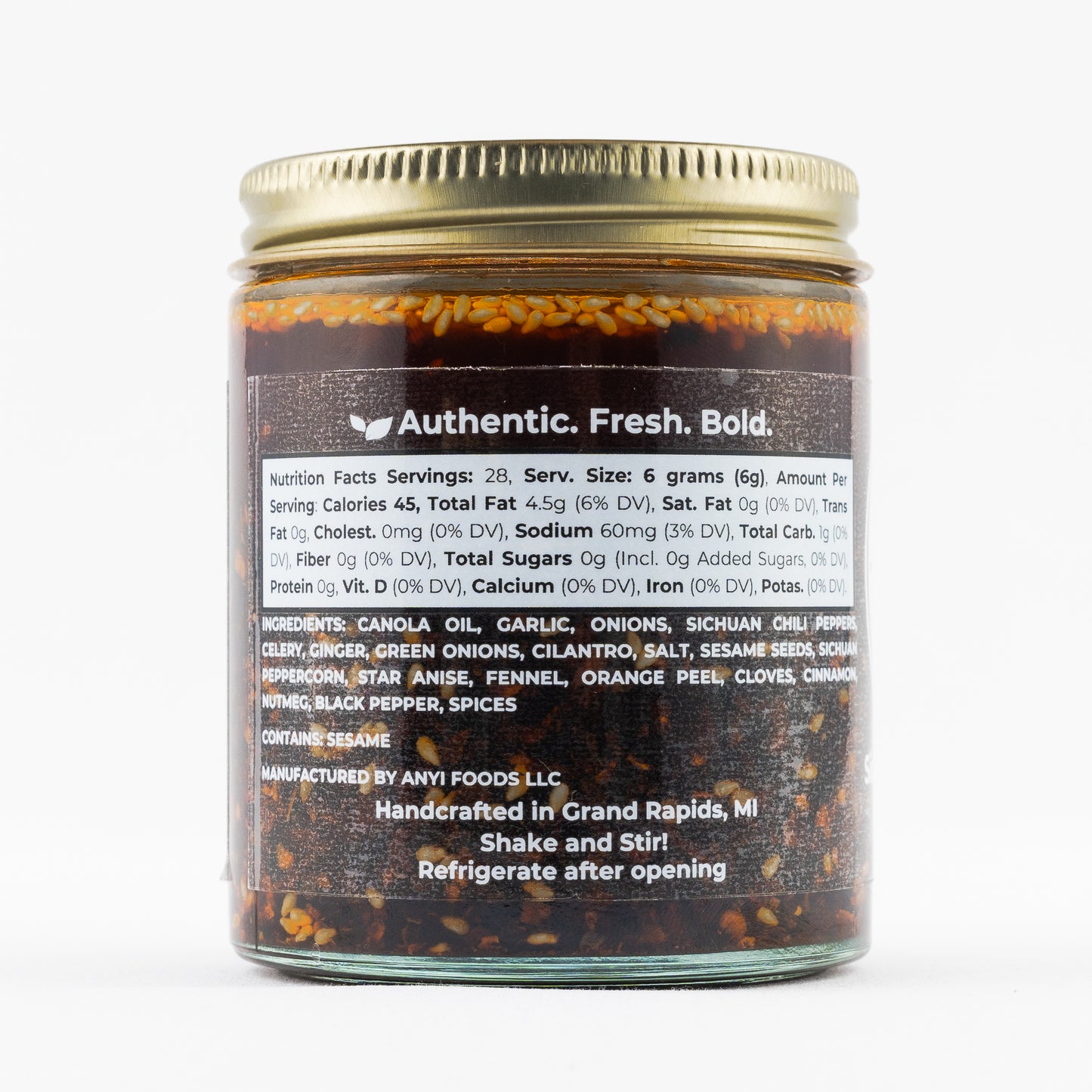 Premium Sichuan Chili Crisp - 6 oz. - Extra Spicy