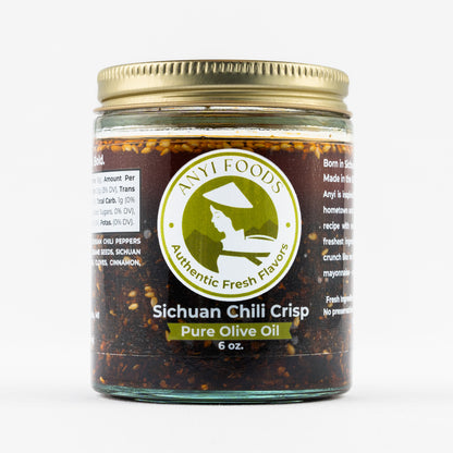 Premium Sichuan Chili Crisp - 6 oz. - Pure Olive Oil